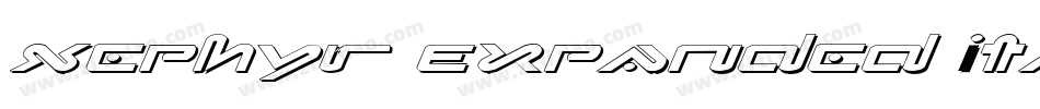Xephyr Expanded Italic字体转换